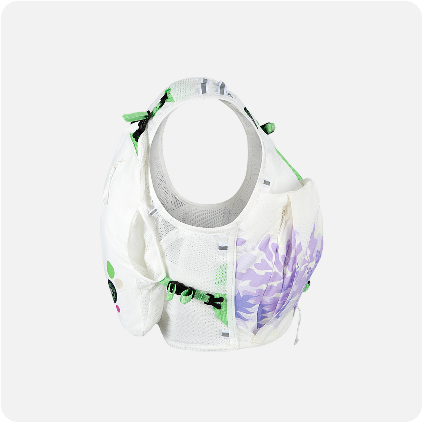 Sac Hydratation Femme Trail Running 5L Lilas Camouflage