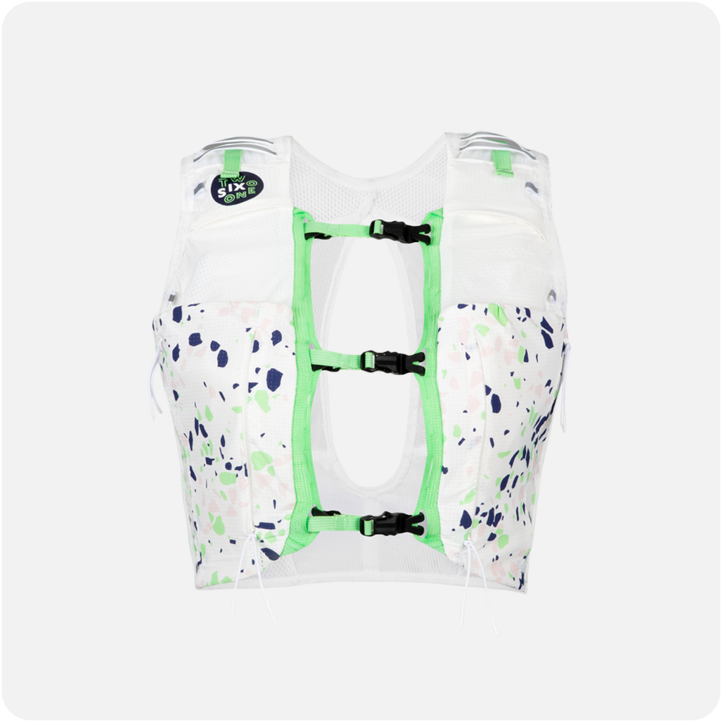 Pack Trail Femme : Sac d’Hydratation Terrazzo + Cuissard Anti-Frottement Bleu