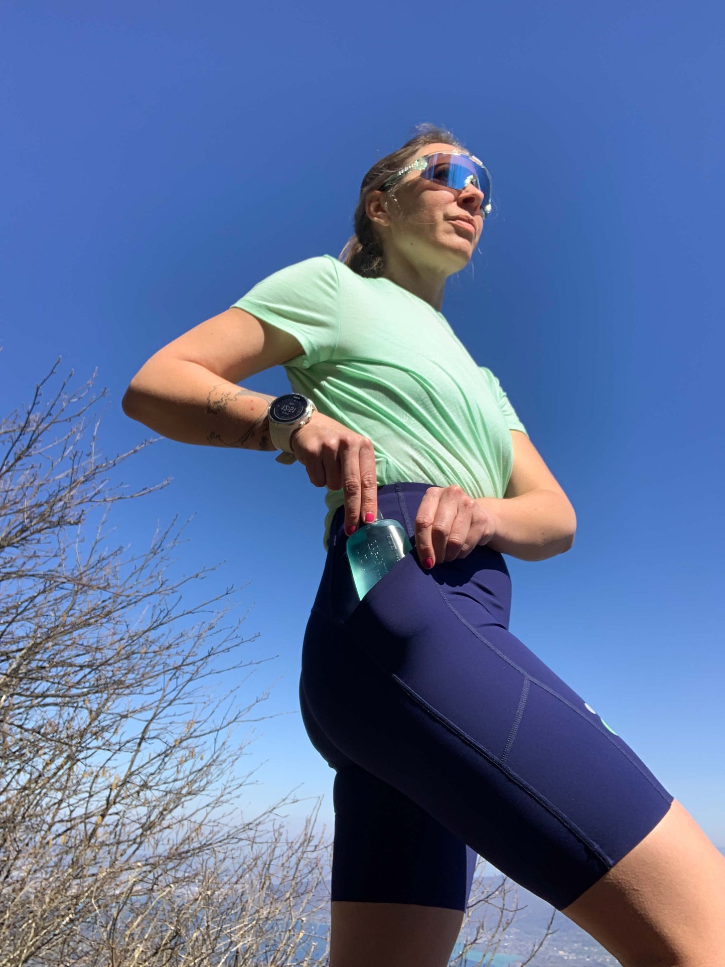 Trail Running Half Tights – Anti-Chafing & High-Waisted Support
