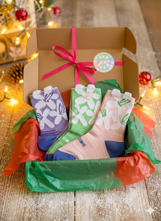 Box Cadeau - 3 paires de Chaussettes de Trail