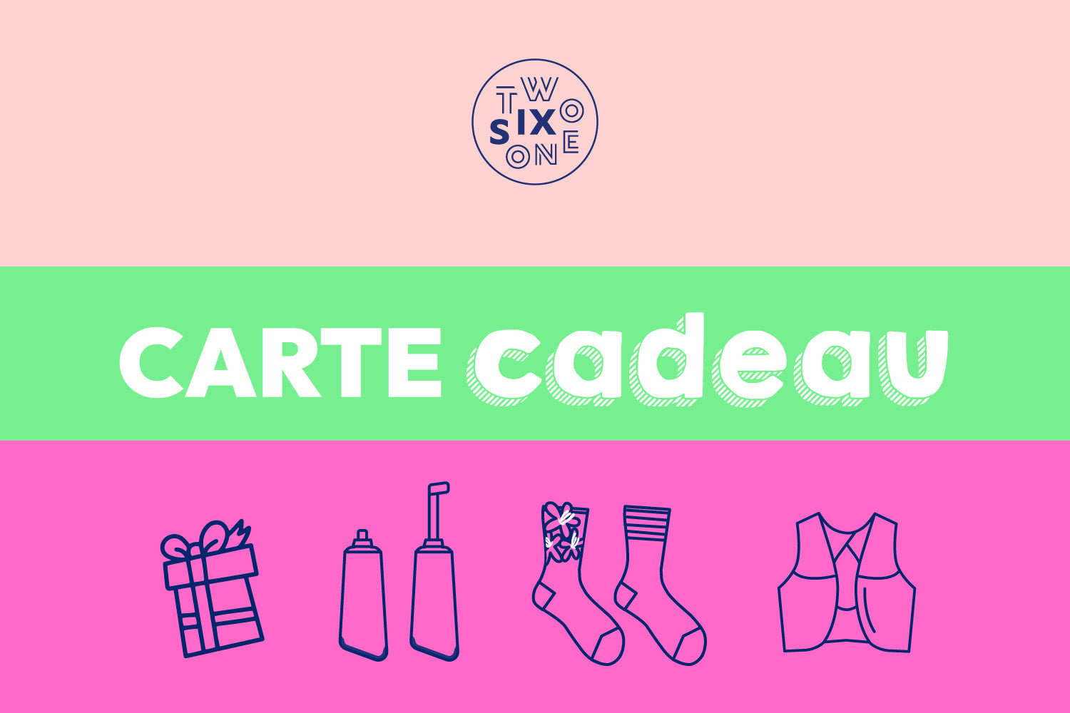 Carte Cadeau Trail Running, TwoSixOne, la marque pour les femmes