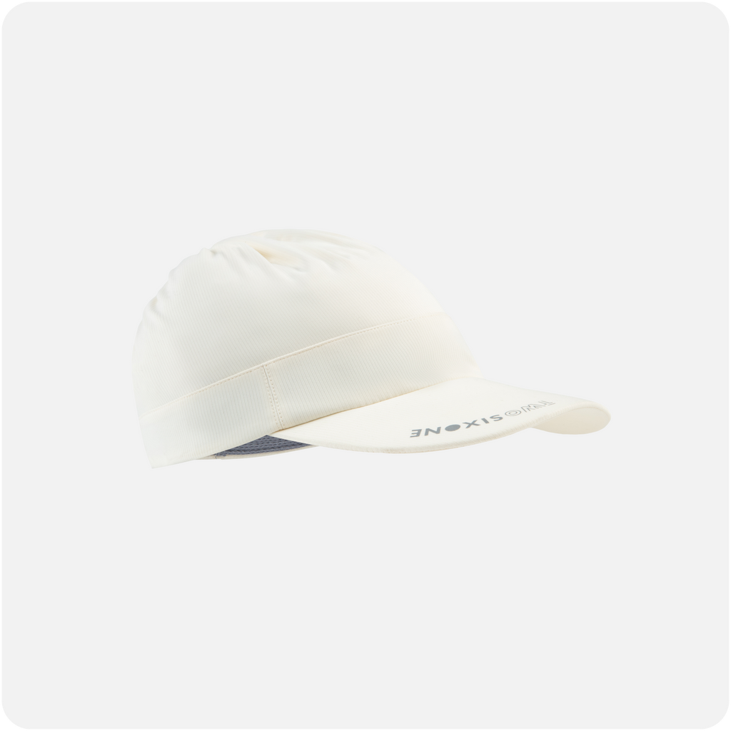 Casquette de running pour cheveux longs Crème