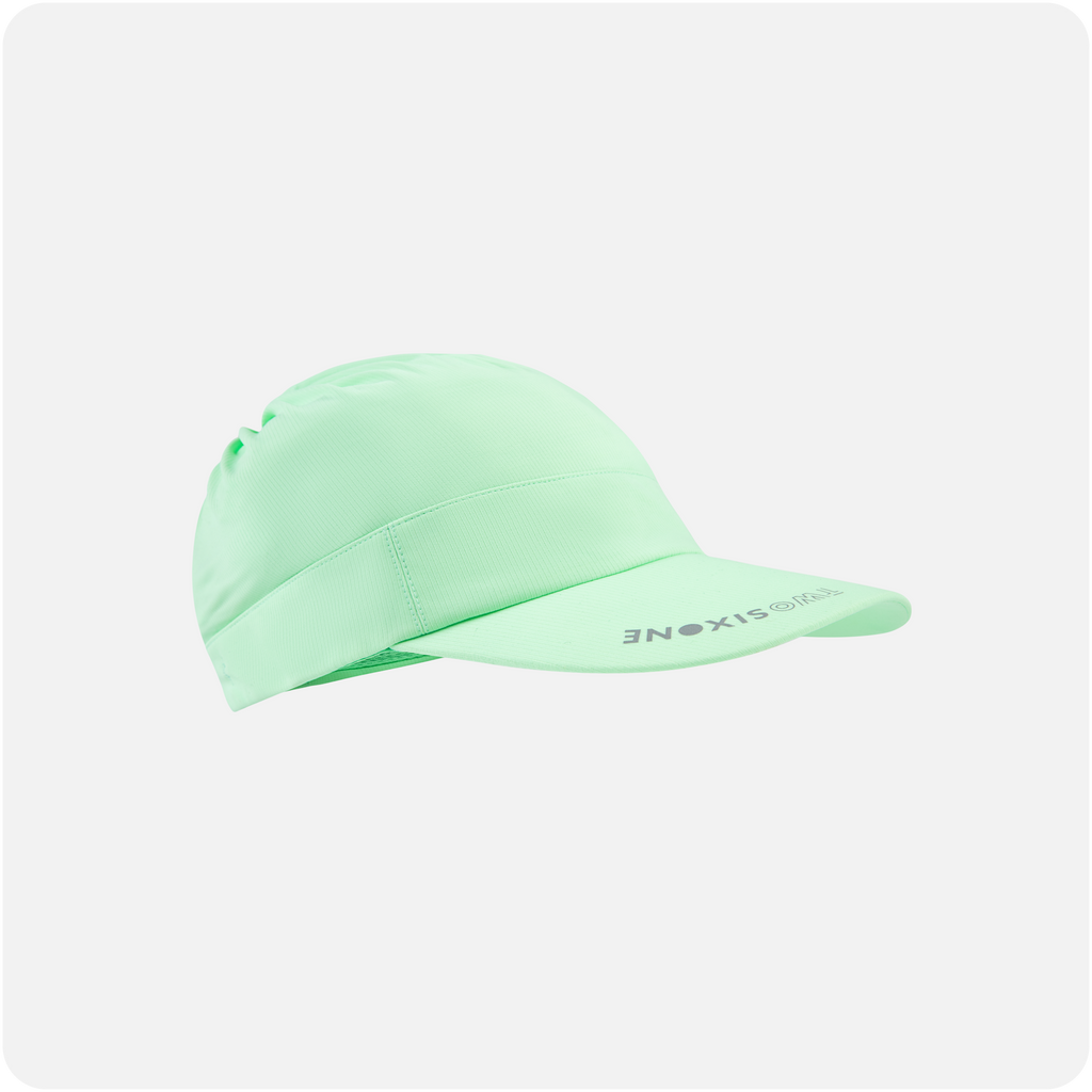 Casquette de running pour cheveux longs Vert