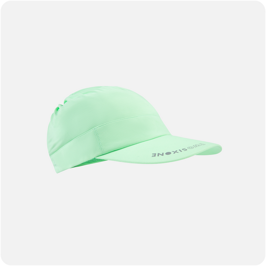 Casquette de running pour cheveux longs Vert