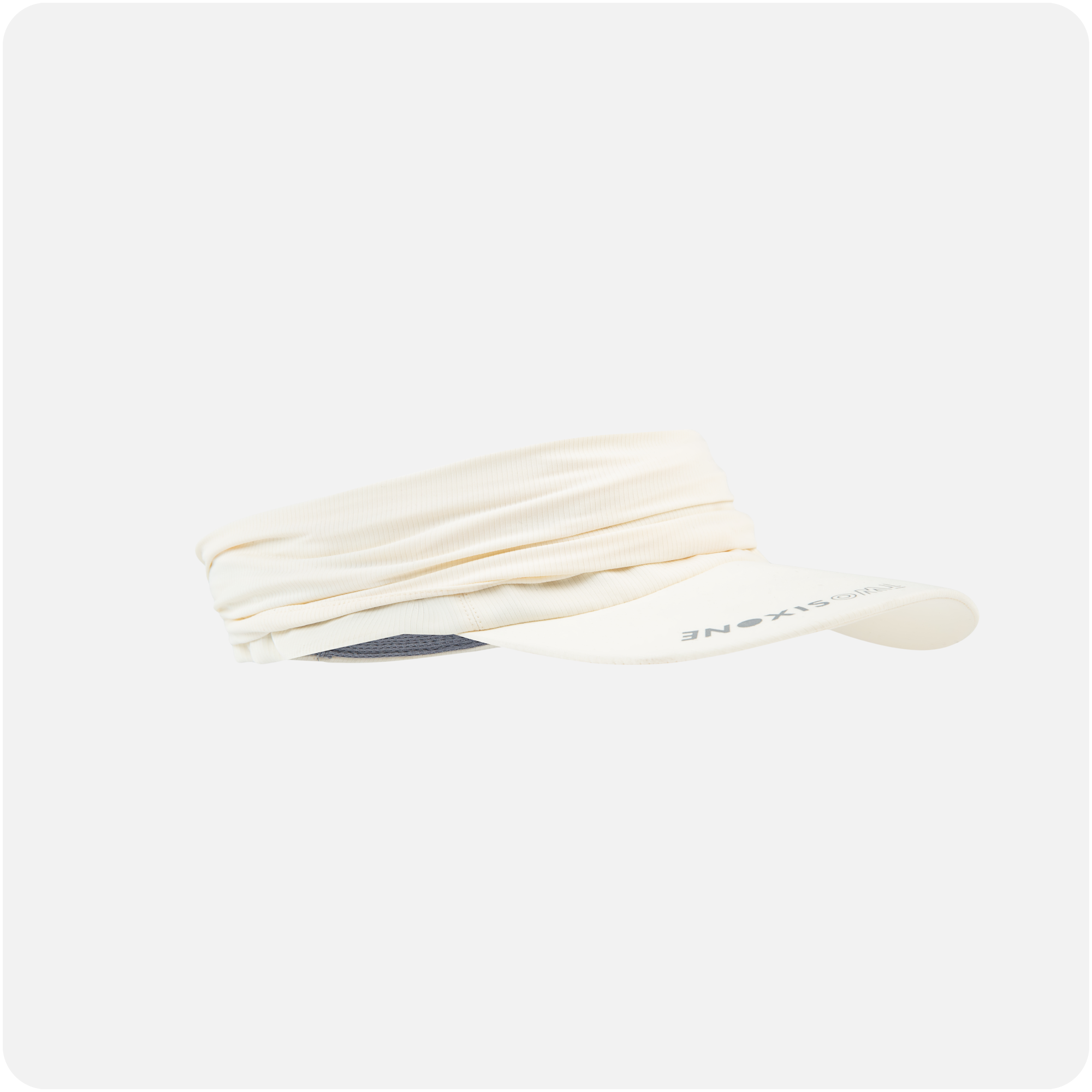 Casquette de running pour cheveux longs Crème