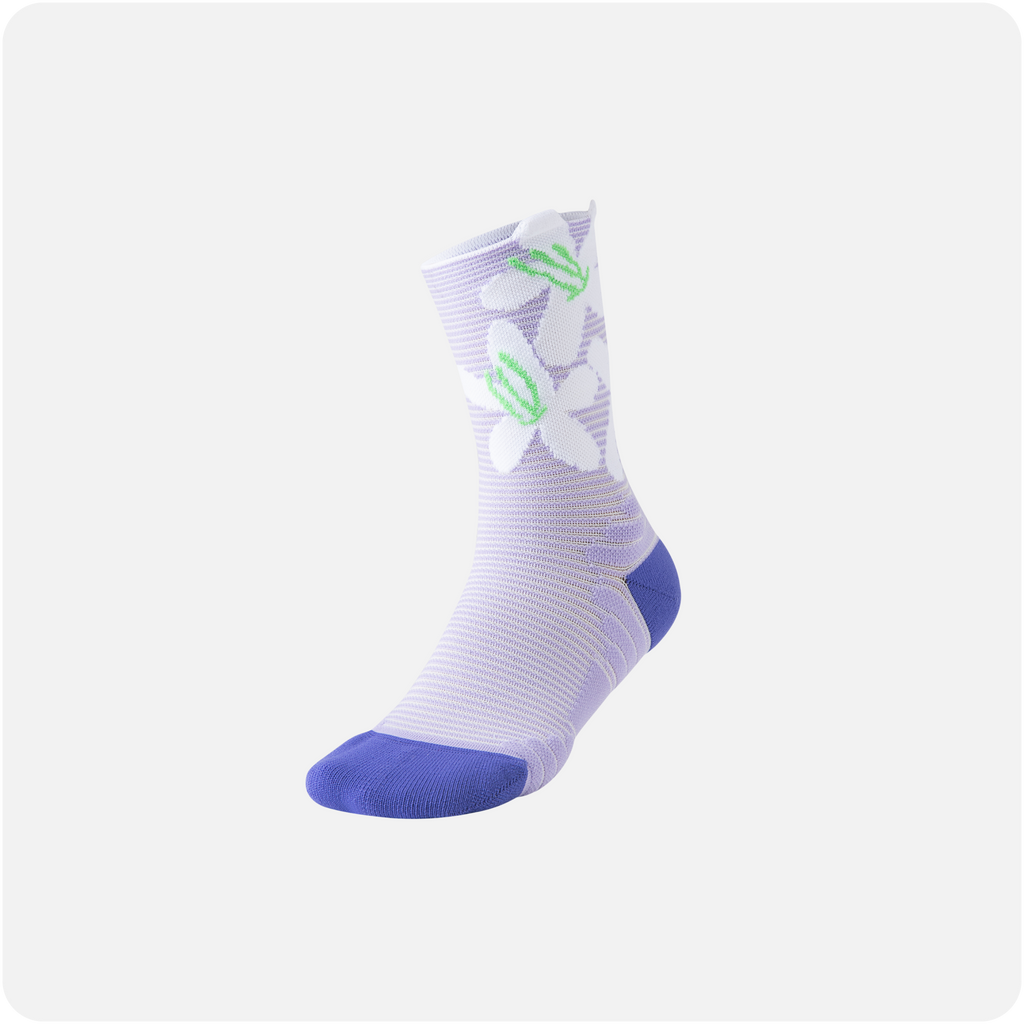 Chaussettes de Trail & Running - Anti Frottements Lilas