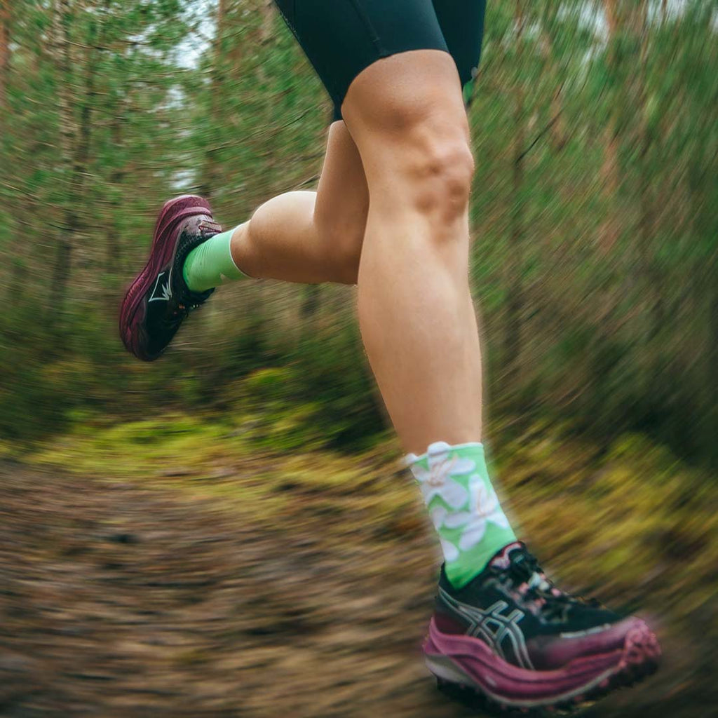 Chaussettes de Trail & Running - Anti Frottements Green