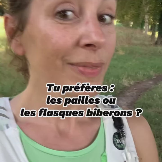Pailles ou flasques biberons pour sac d'hydratation femme