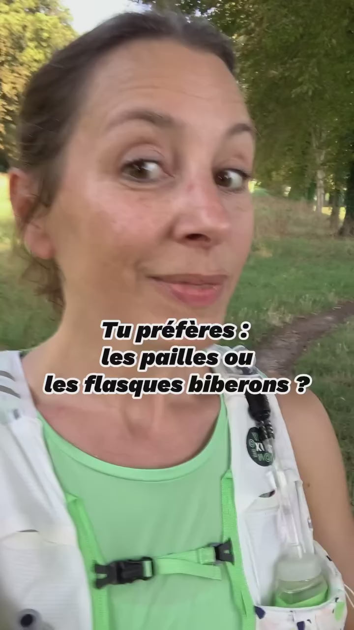 Pailles ou flasques biberons pour sac d'hydratation femme